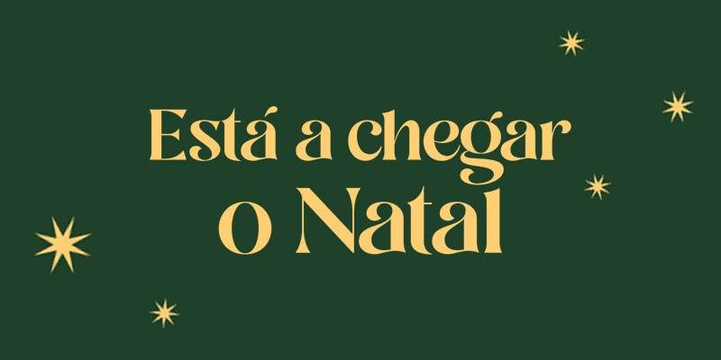 Está a chegar o Natal