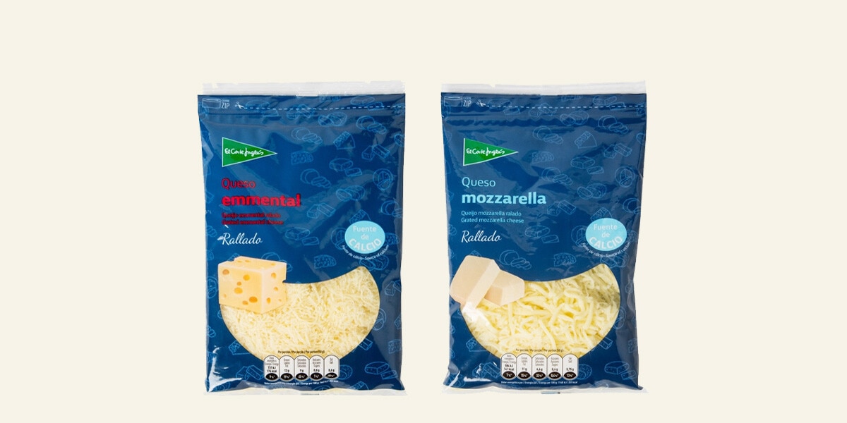 Queso rallado EL CORTE INGLES