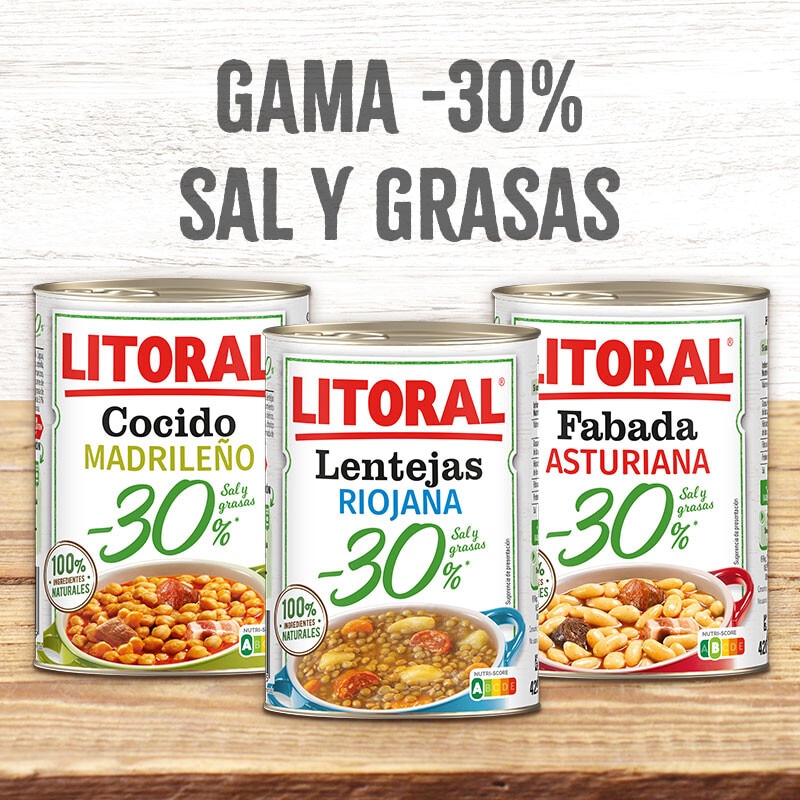 Gama -30 sal y grasas