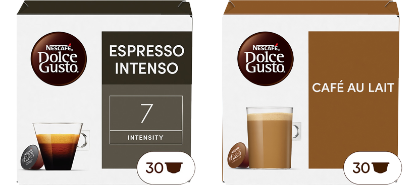 DOLCE GUSTO Café en cápsulas en distintas variedades y formatos