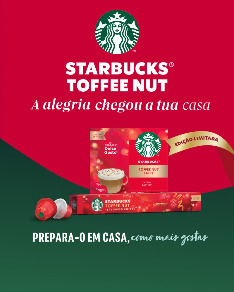 PUB Starbucks - A alegria chegou a tua casa