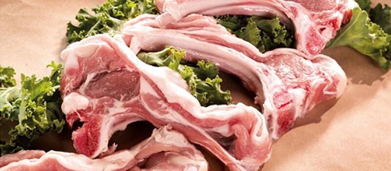 Chuletas de cordero lechal