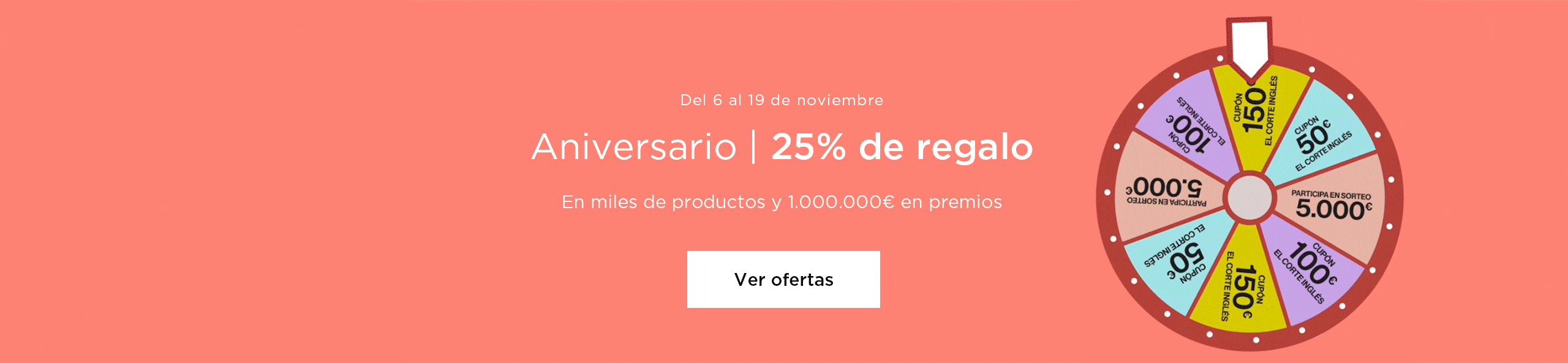 Aniversario | 25% de regalo
