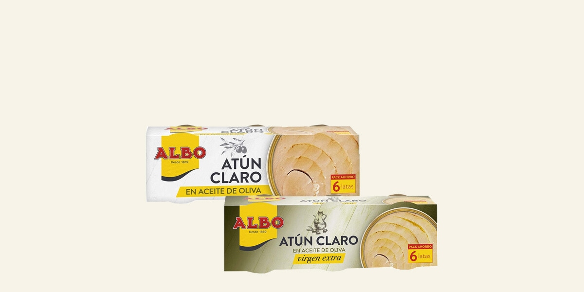 atún claro en aceite de oliva ALBO