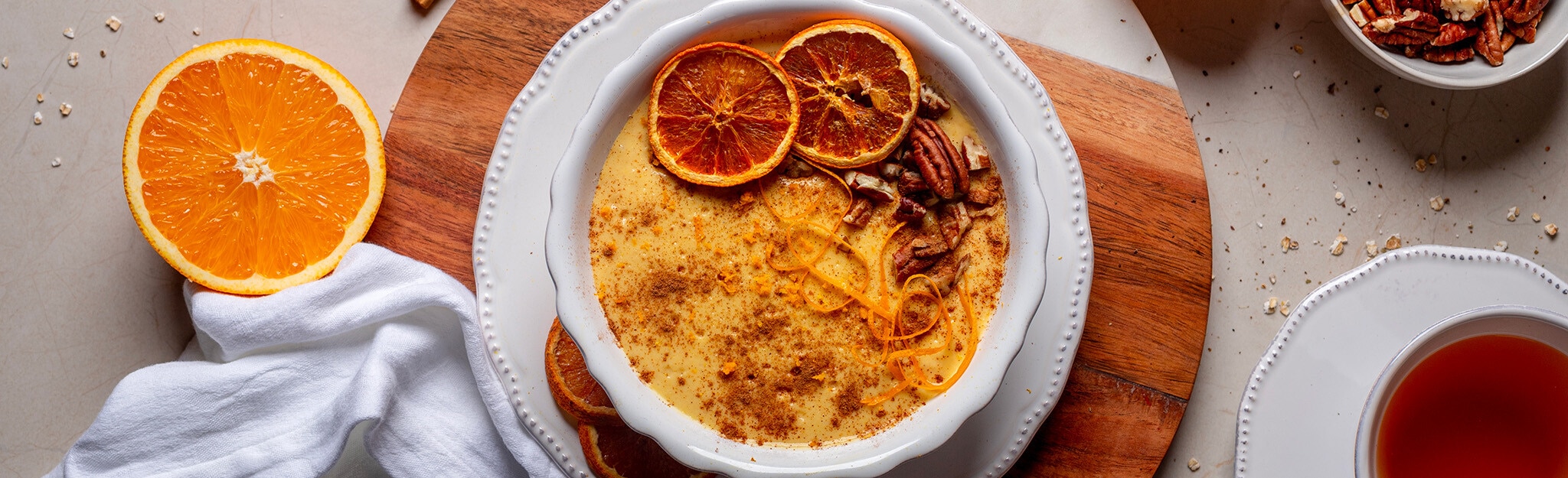 Leite Creme de Aveia e Laranja