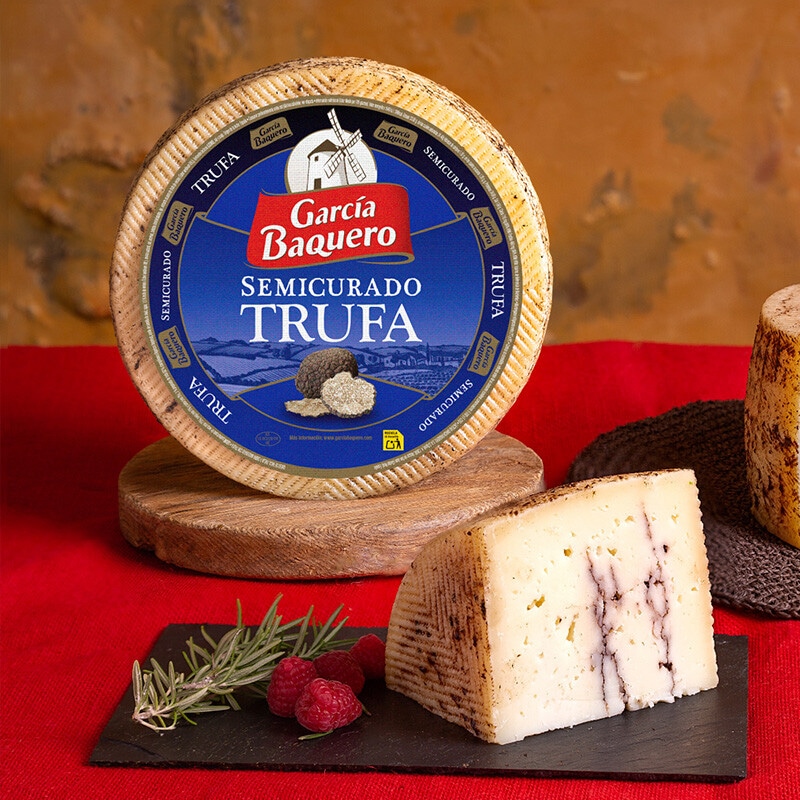 Queso semicurado trufa García Baquero
