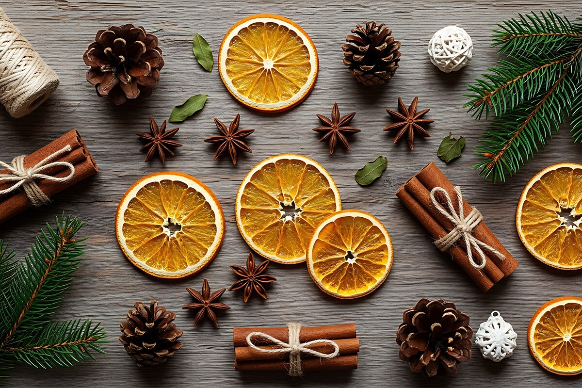 Cestas de frutas y frutos secos