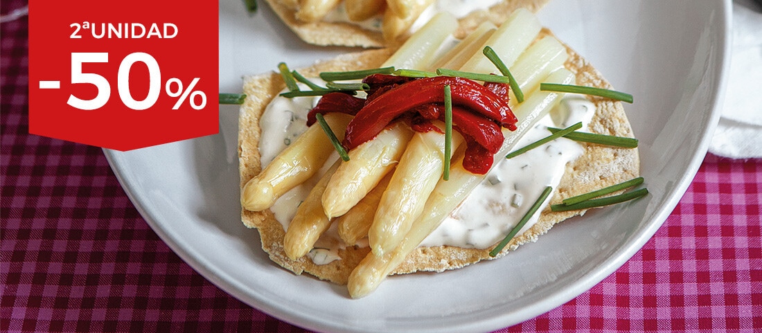 Espárragos y pimientos| 2ª unidad -50%