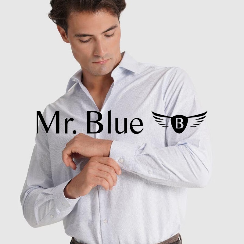 -40% na 2ª camisa da marca Mr. Blue na loja online do El Corte Inglés