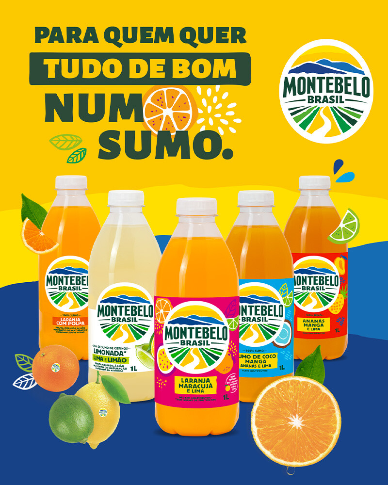 PUB Montebelo Brasil - Para quem quer tudo de bom num sumo