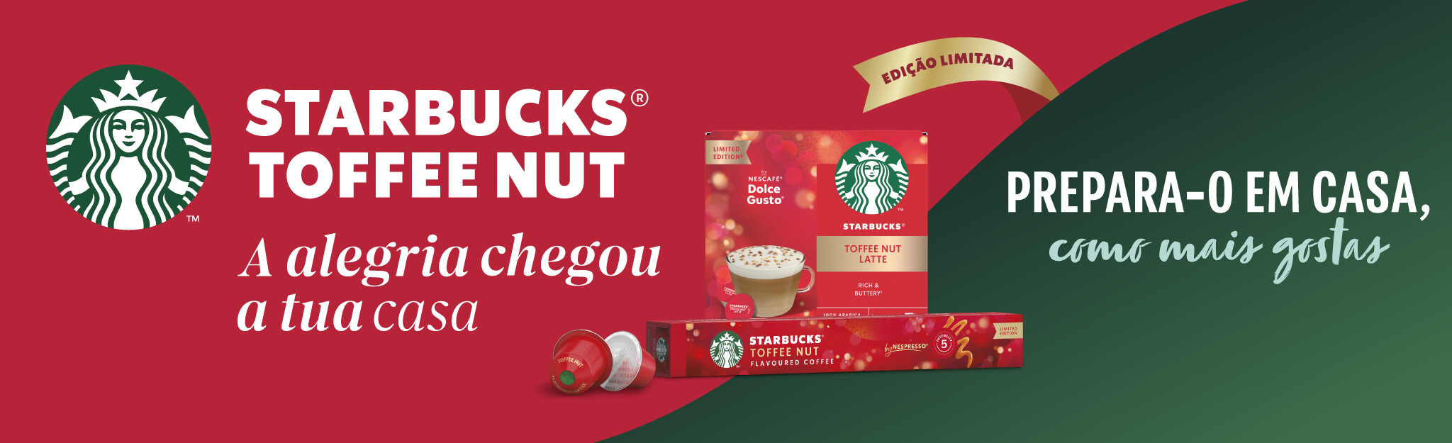 PUB Starbucks - A alegria chegou a tua casa