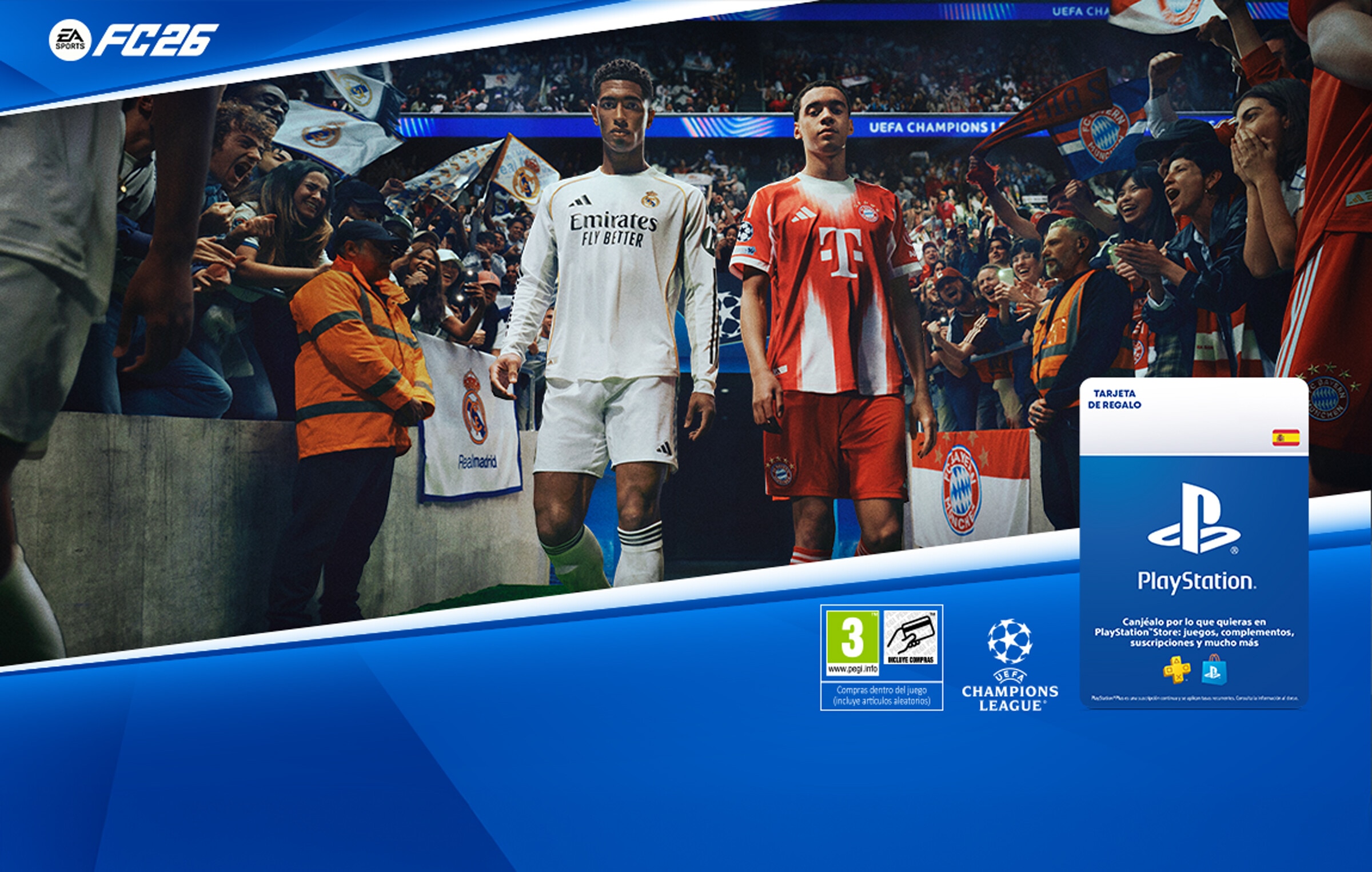 Compra fc points para ea sports fc™ 26 con una tarjeta regalo y crea el 11 de tus sueños