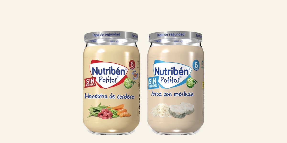 Purés salados y de frutas NUTRIBEN