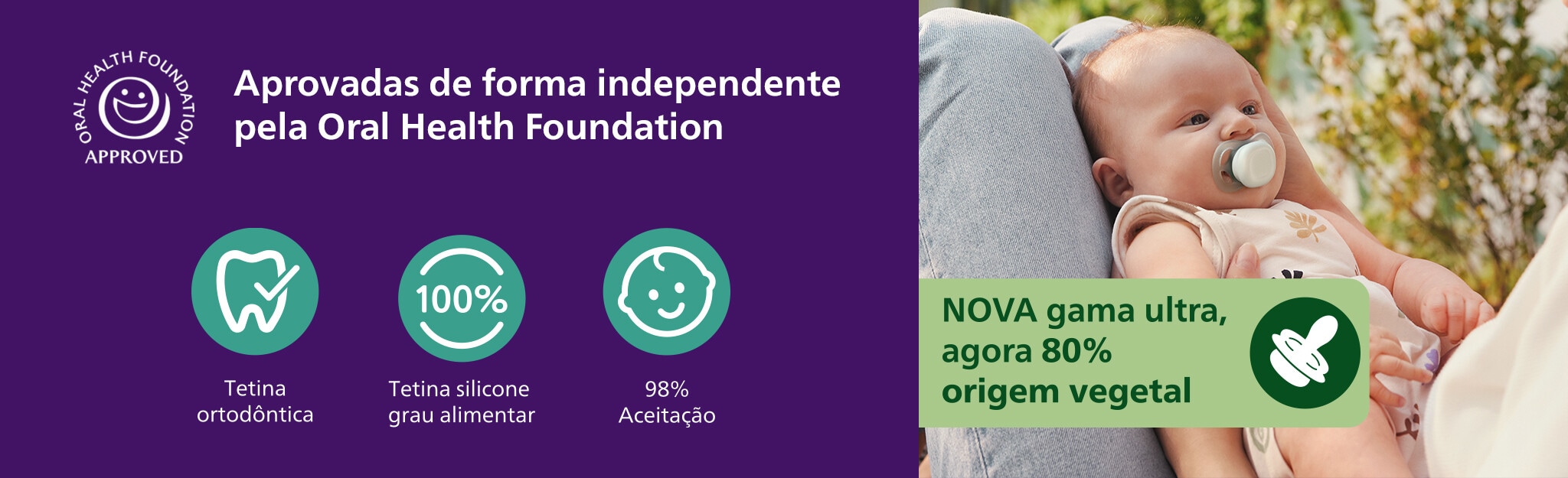 Nova gama ultra chupetas Philips Avent