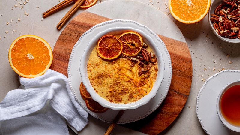 Leite Creme de Aveia e Laranja