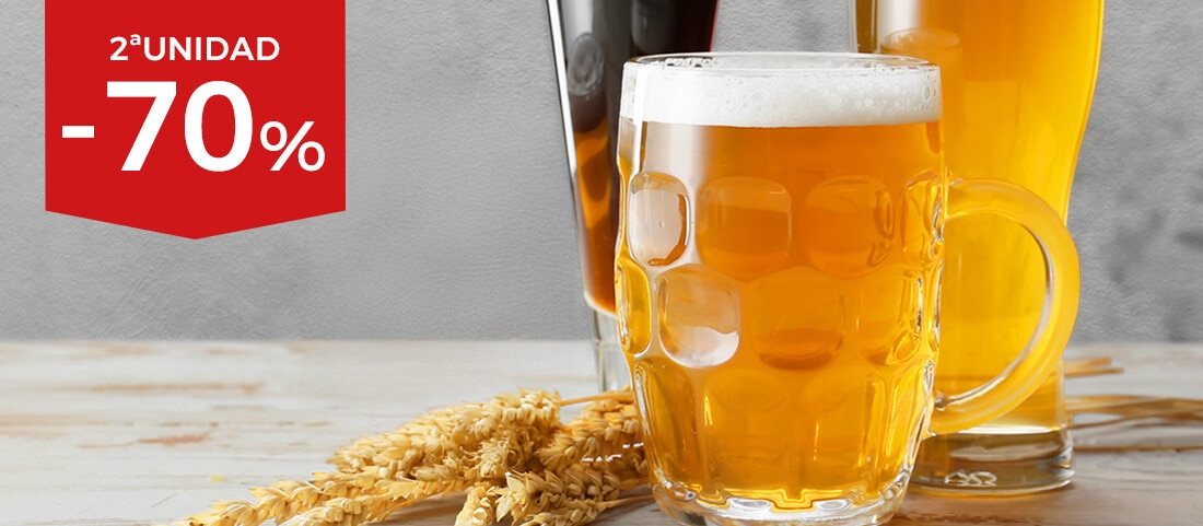 Selección de packs XXL de cerveza  | 2ª unidad -70%