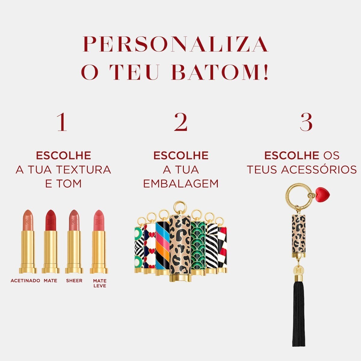 Capas de batom Carolina Herrera - Fabulous Kiss