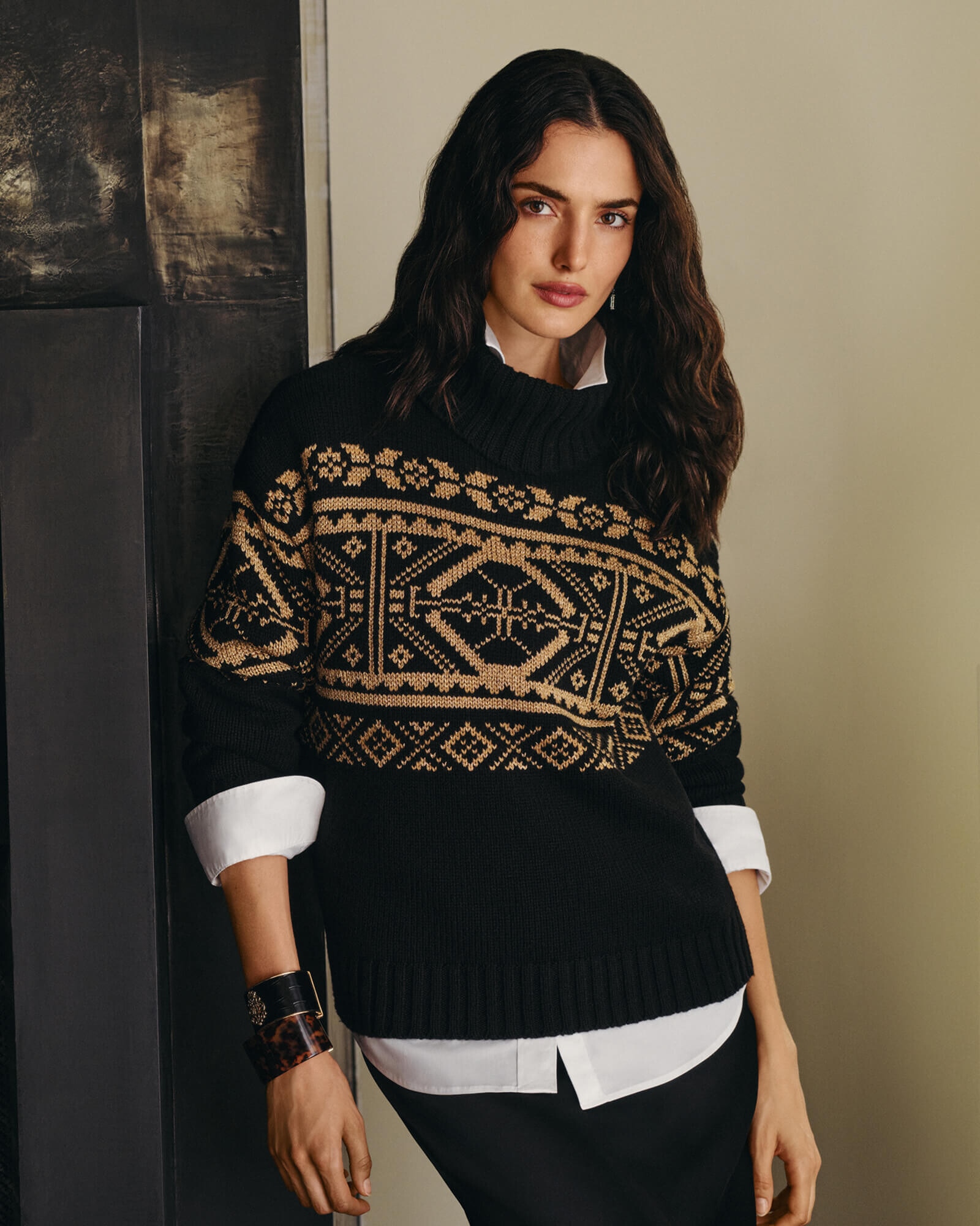 Conheça as Malhas em Moda Mulher da marca Lauren Ralph Lauren na loja online do El Corte Inglés 