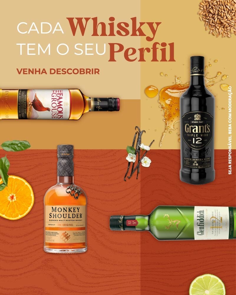 PUB Primedrinks - Cada whisky tem o seu perfil