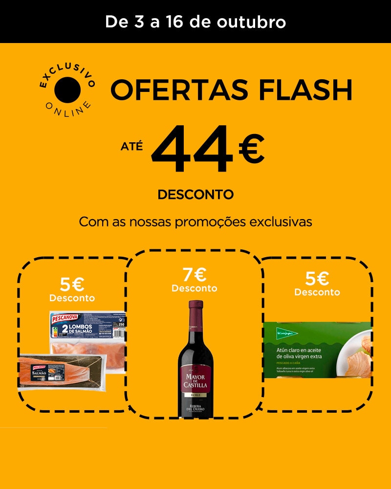 Ofertas Flash - 3 a 16 de outubro