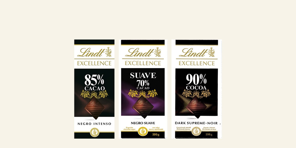 Tabletas de chocolate LINDT