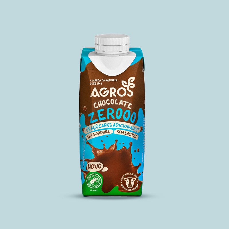 Exclusivo online, oferta Agros Bebida de Chocolate Triplo Zero 250 ml em compras superiores a 50€ - 31 de outubro a 6 de novembro
