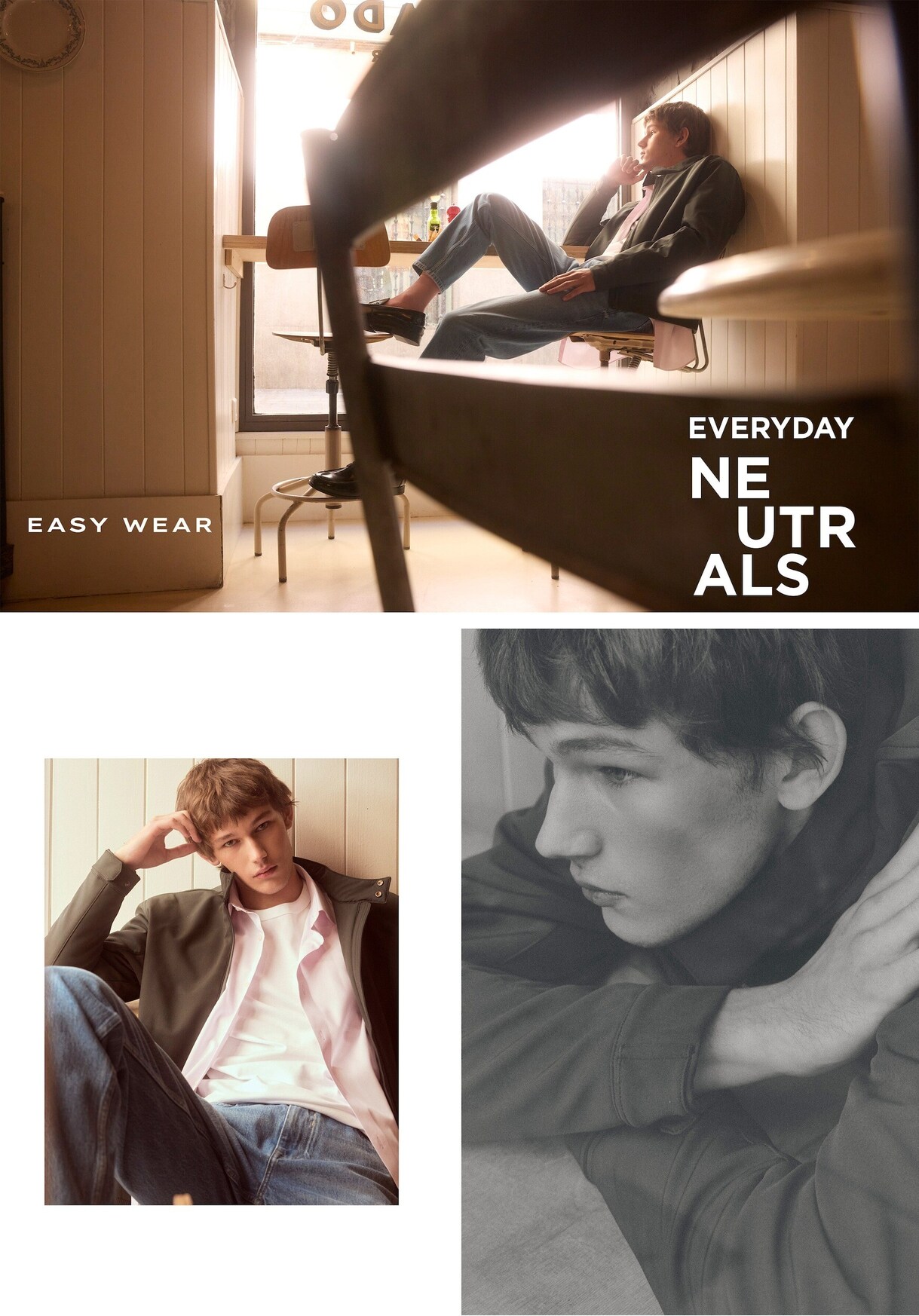 Easy Wear Everyday neutrals, Moda homem