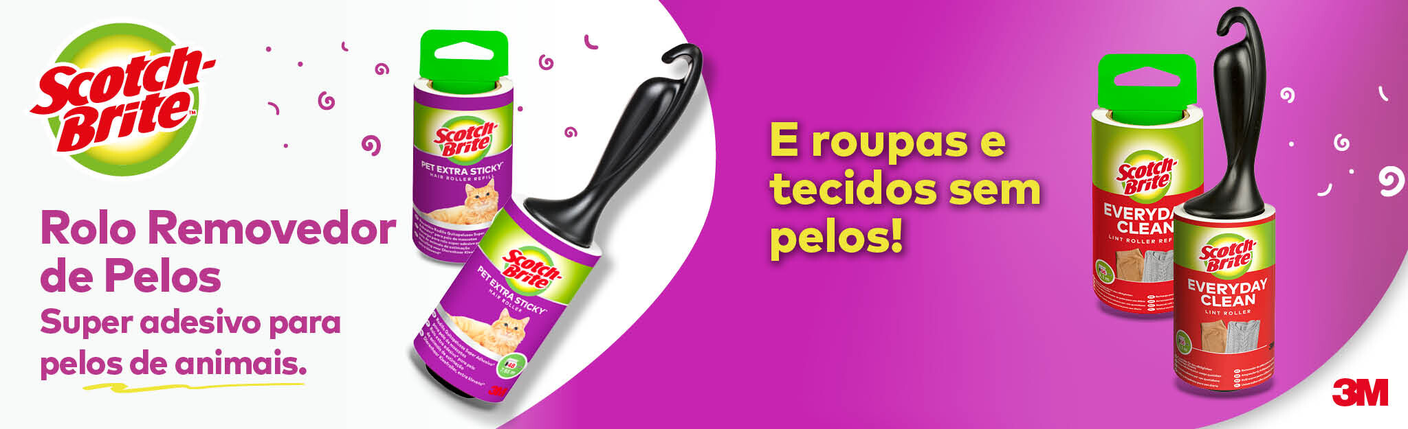 PUB Scotch-Brite - Rolo removedor de pelos