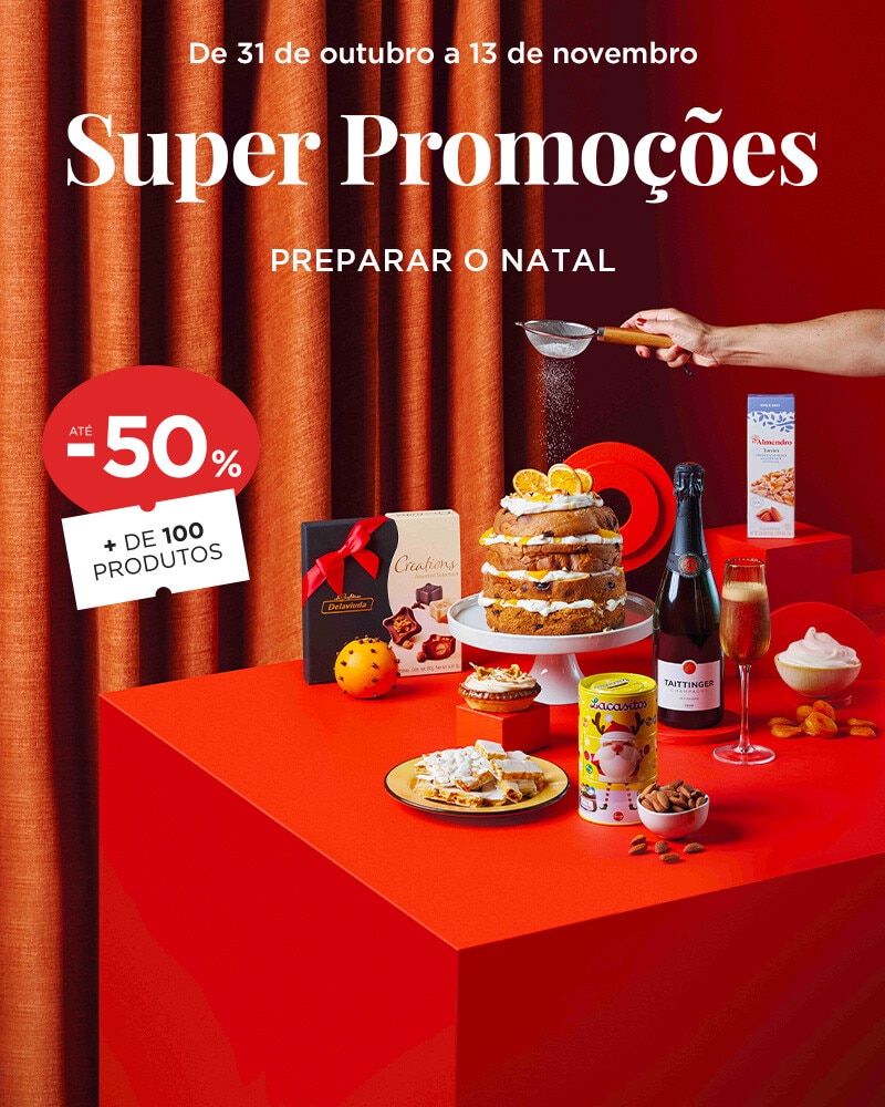 Preparar o Natal até -50% em + 100 produtos - 31 de outubro a 13 de novembro