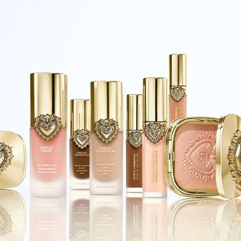Descubra tudo de maquilhagem de rosto de Dolce&amp;Gabbana