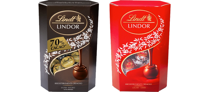 LINDOR Bombones estuche 337 g distintas variedades