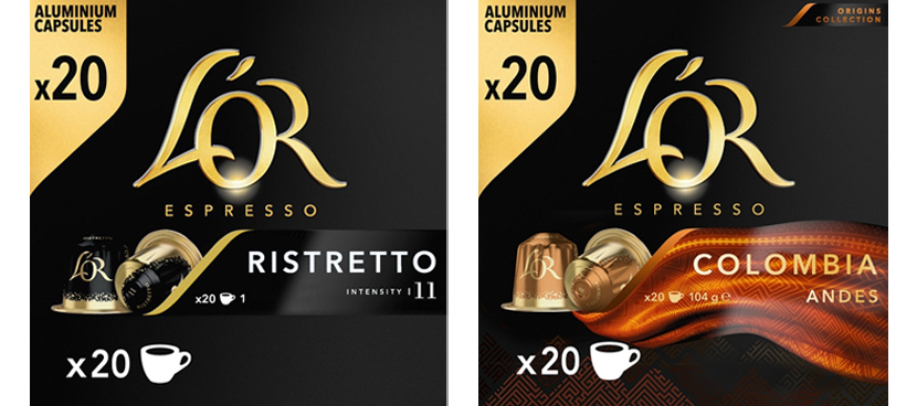 LOR Café en cápsulas distintos formatos y variedades