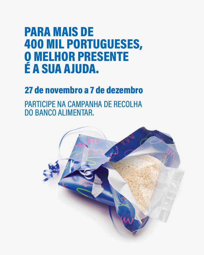 Banco Alimentar - 27 de novembro a 7 de dezembro