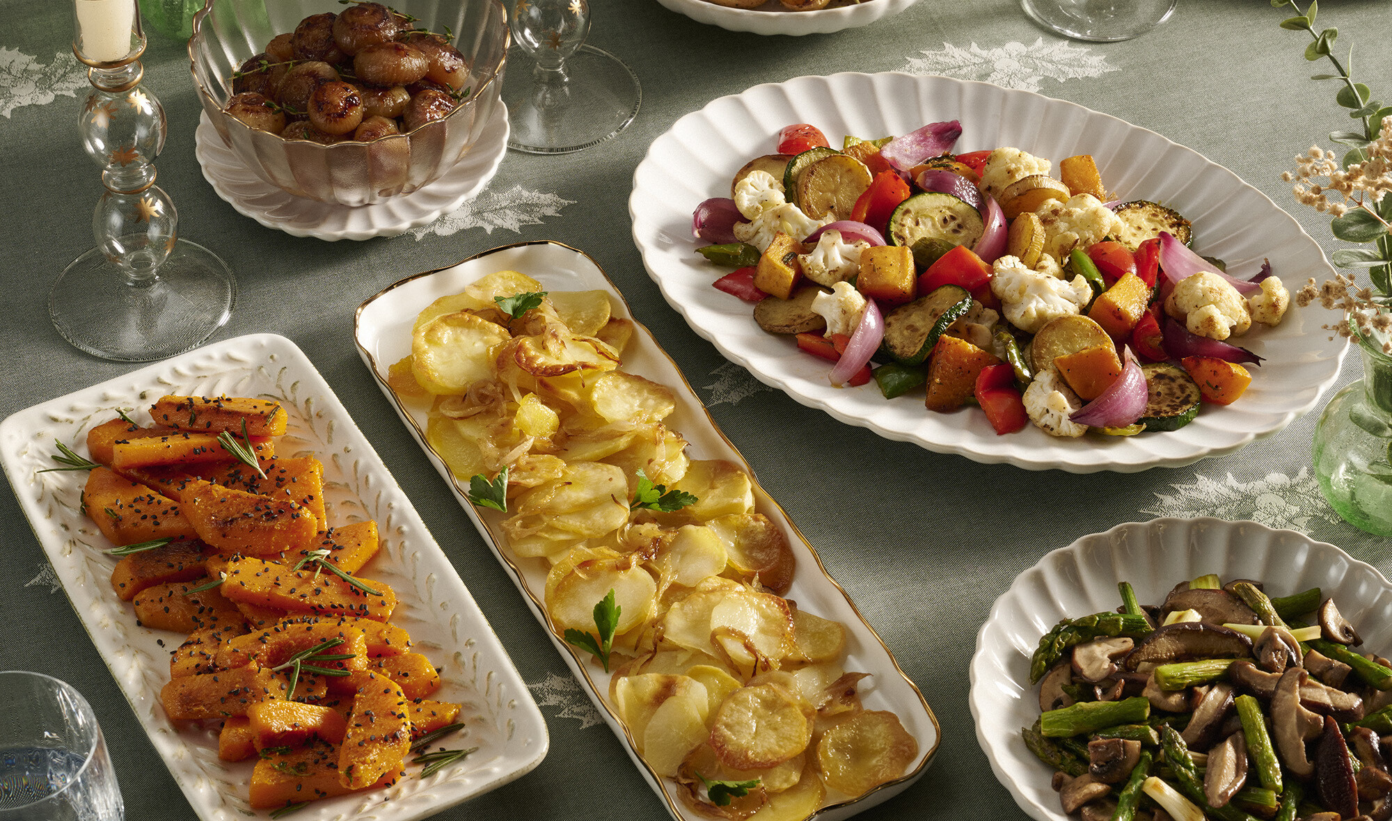 hostelería platos preparados navidad 2025 Guarniciones 