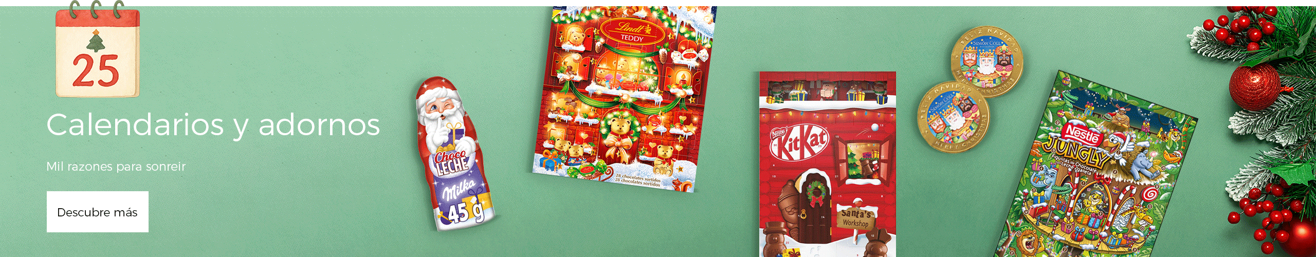 Calendarios y adornos