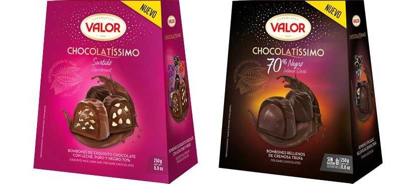 VALOR Bombones distintas variedades y formatos