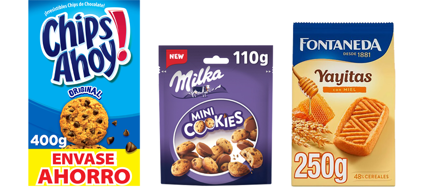 Chocolates distintos formatos y variedades