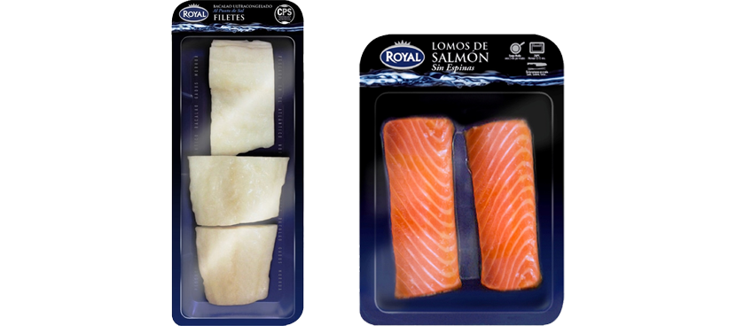 ROYAL Pescado distintos formatos y variedades