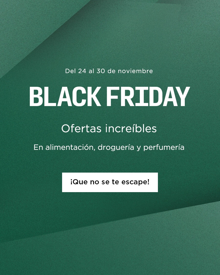 Black Friday | Ofertas increíbles en alimentación, droguería y perfumería
