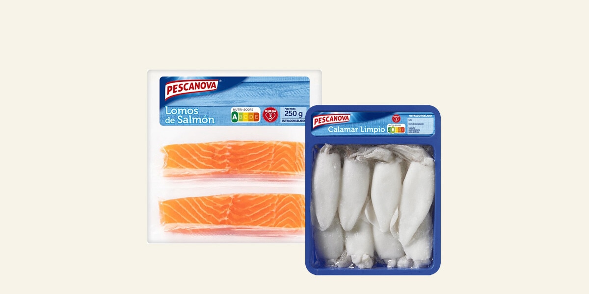 Salmón y bacalao PESCANOVA