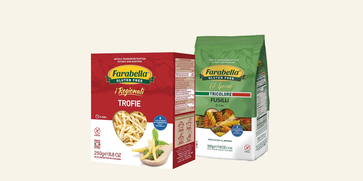 Pasta sin gluten FARABELLA