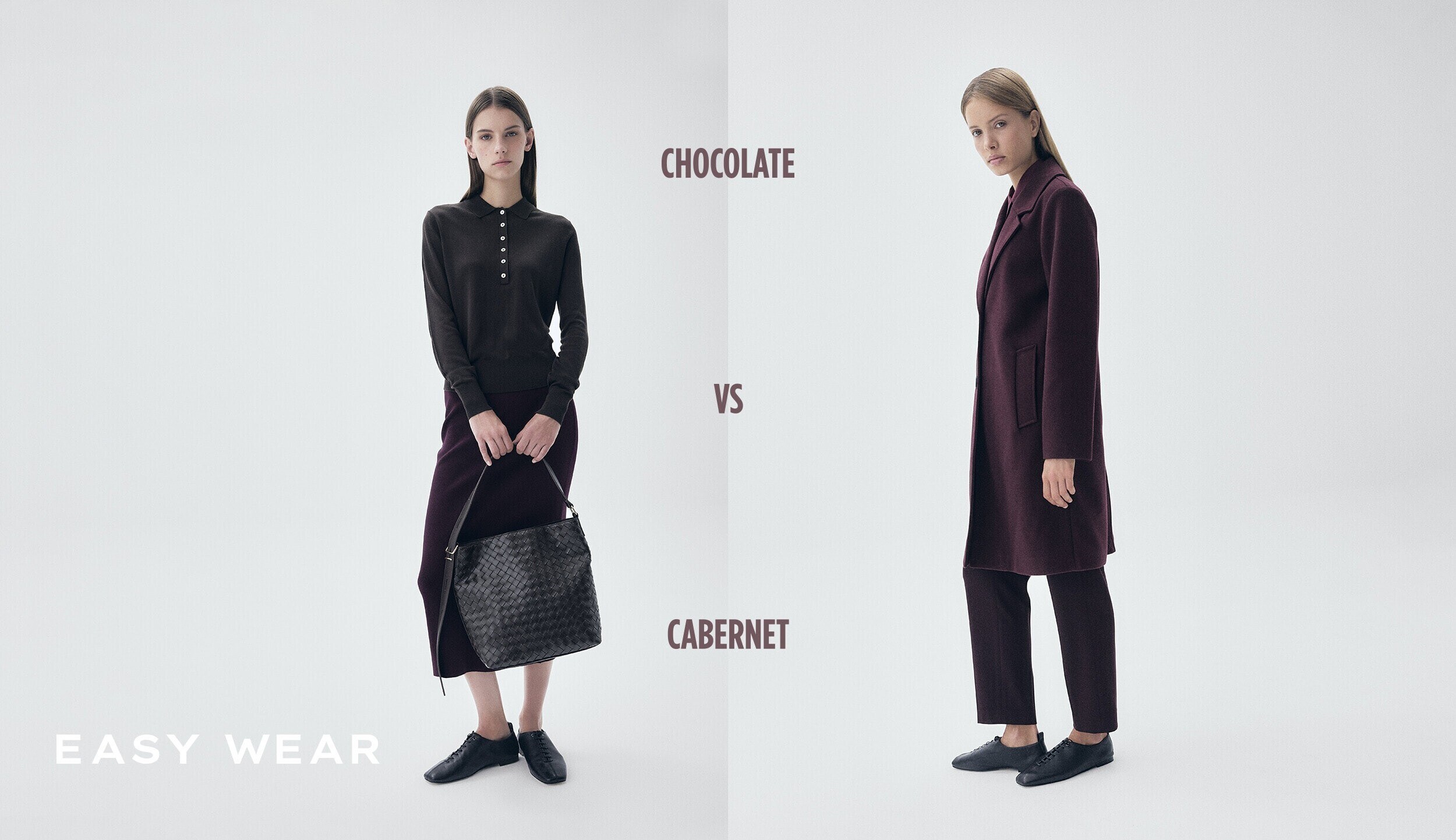 Easy Wear moda mulher - Chocolat vs Cabernet