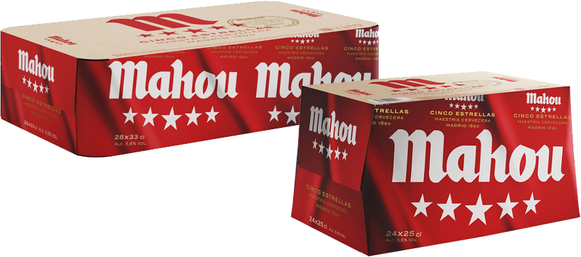 MAHOU cerveza rubia