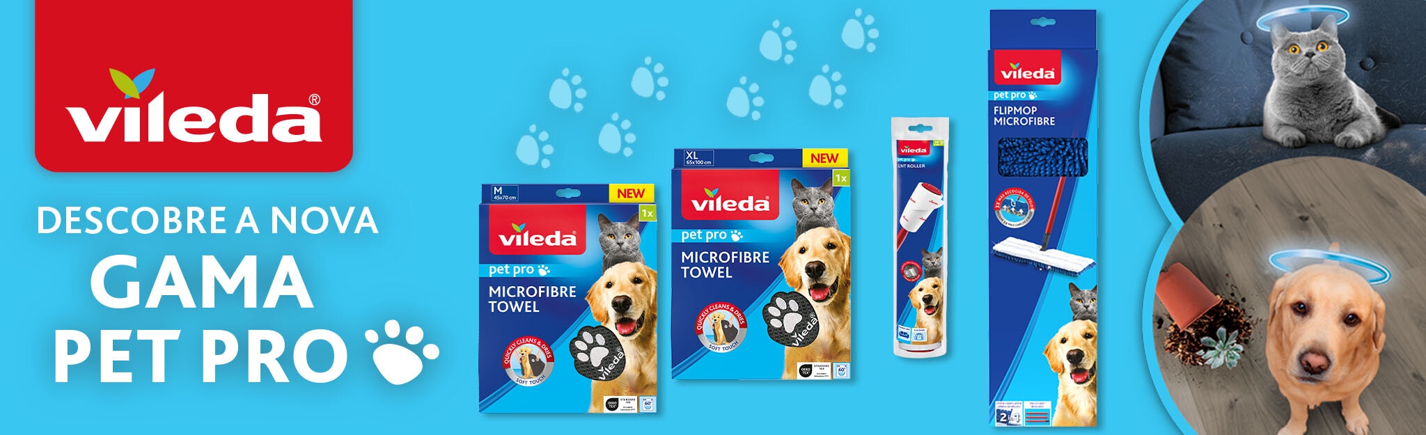 Vileda Pet Pro - Descobre a nova gama