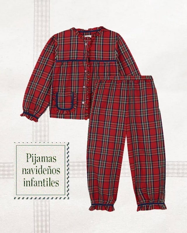 Pijamas navideños infantiles