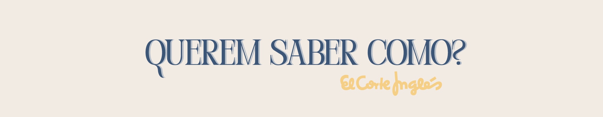 Querem saber como El Corte Inglés