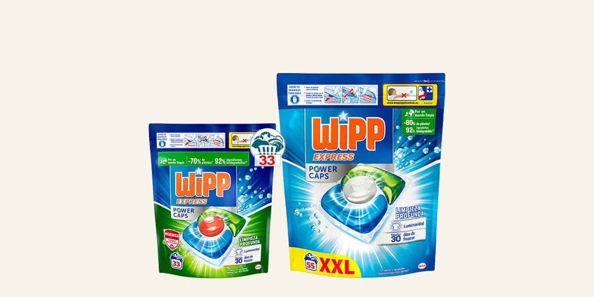 Detergente en cápsulas WIPP