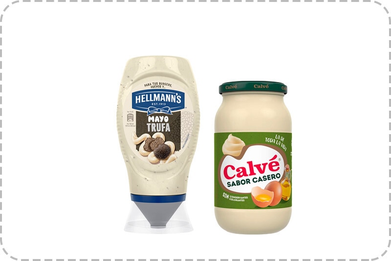 3€ de descuento por compra superior de 10€ en selección Hellmann&#39;s, Calvé y Ligeresa. Introduce SALSASDTO. Exclusivo online