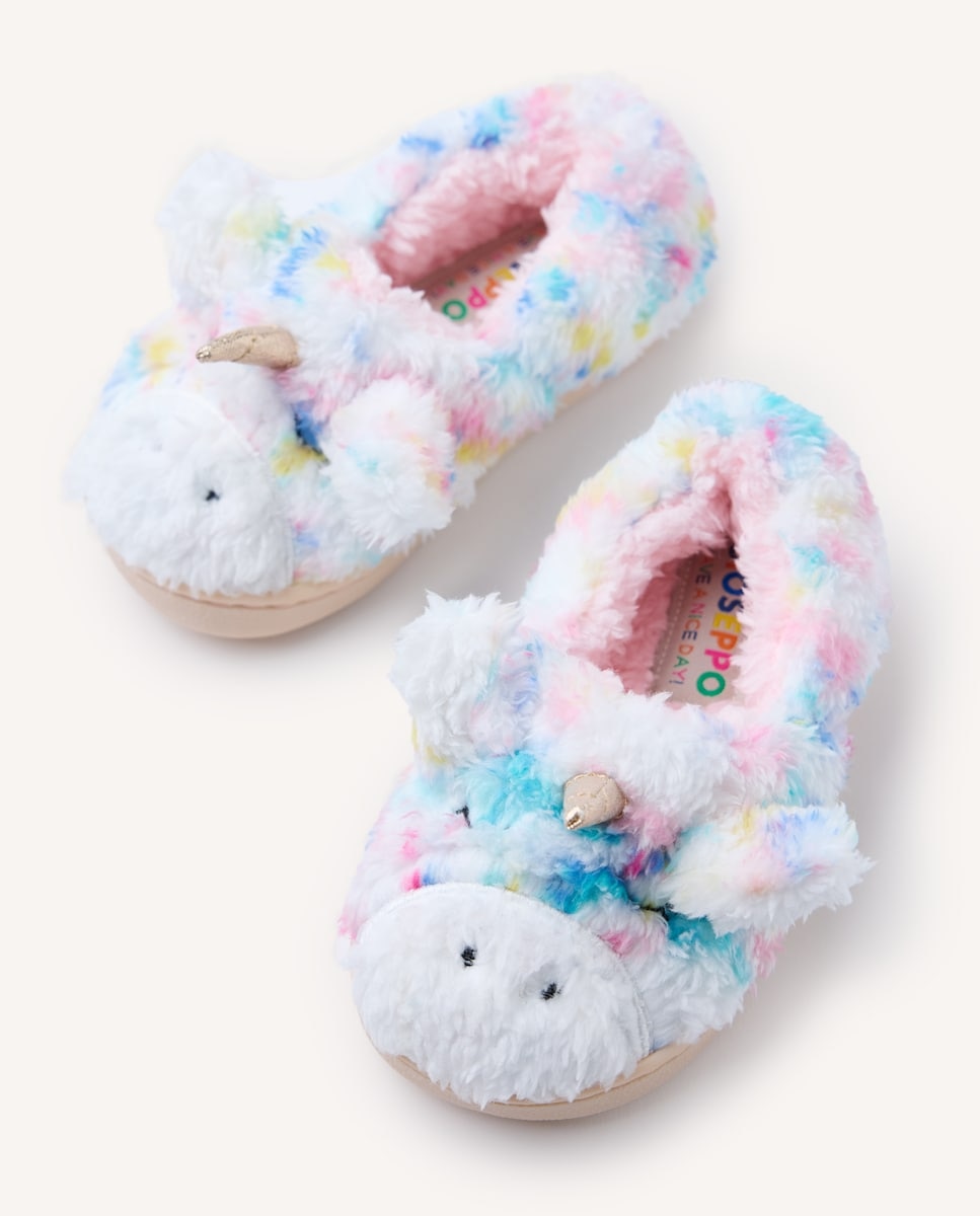 Imagem 0 de Pantufas Abertas Infantil de Pelo com Sola Antiderrapante