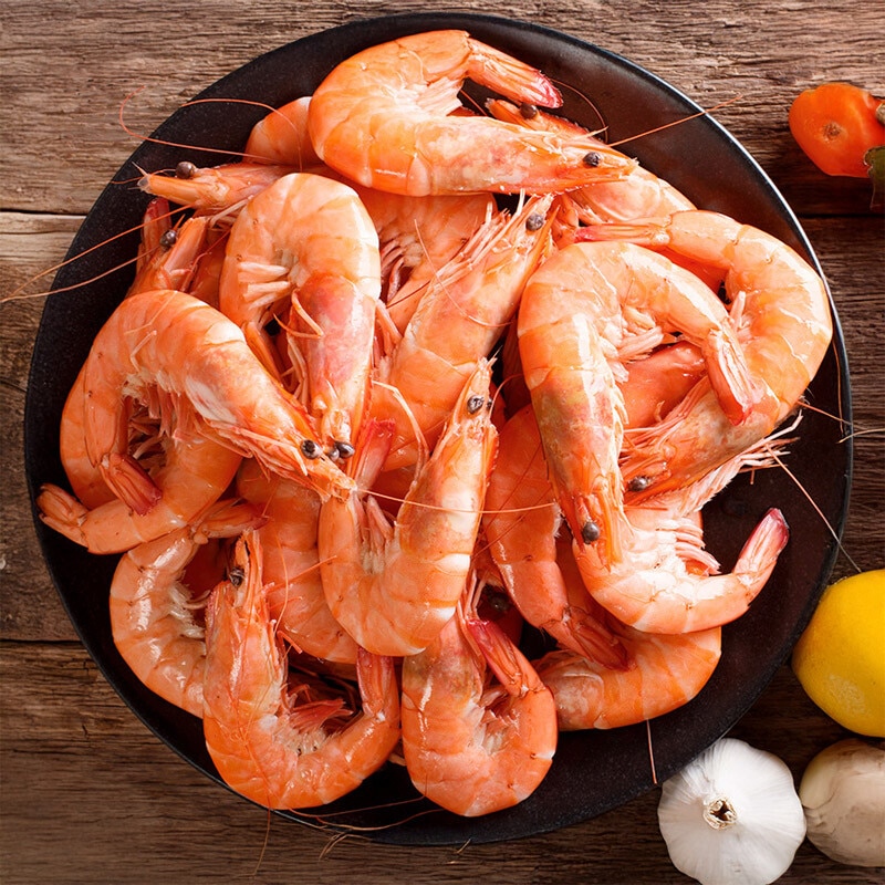 Langostino cocido ASC 30-40 pzas/kg